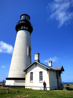 Kyle with Lighthouse